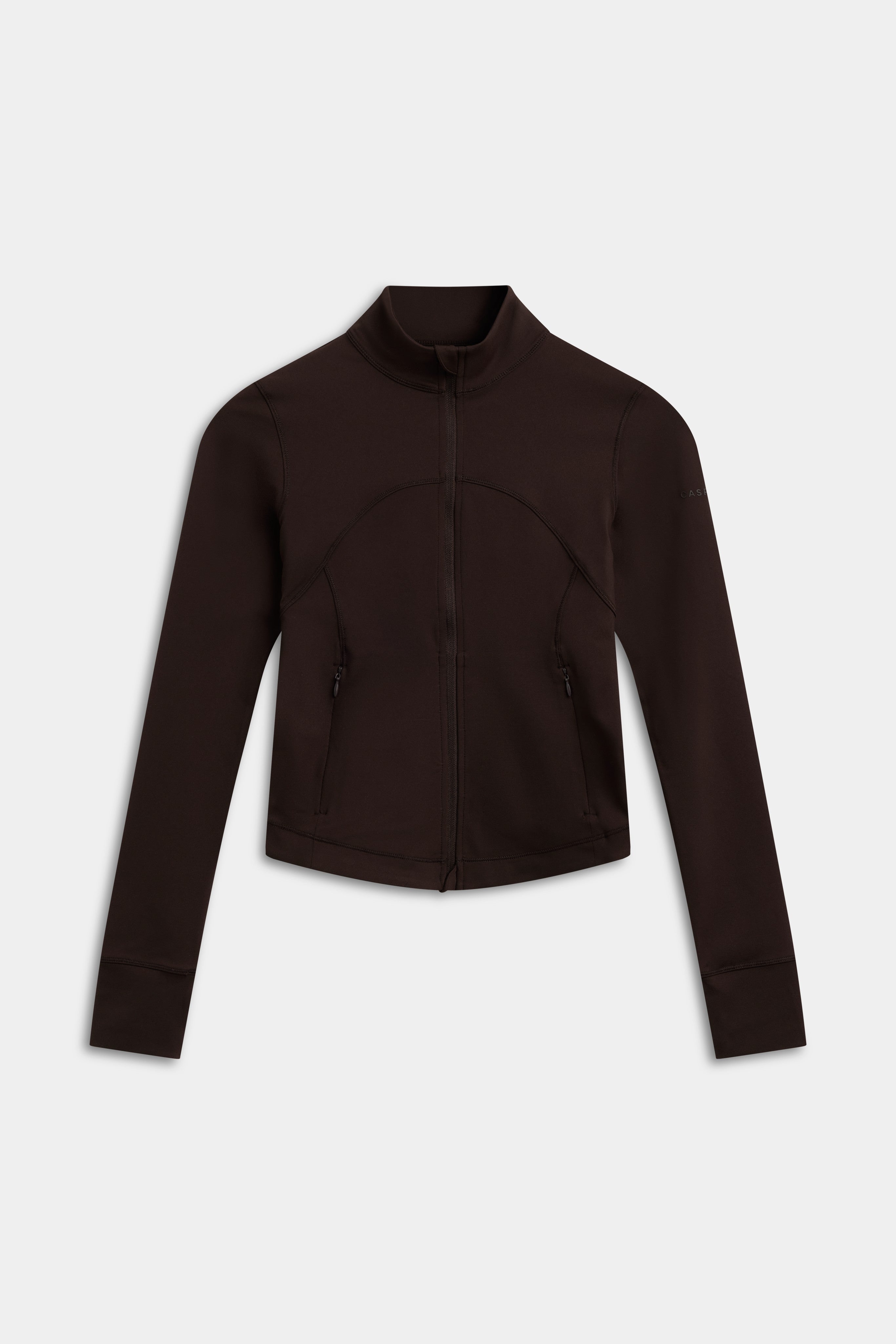Sculptluxe® Zip Jacket - Espresso